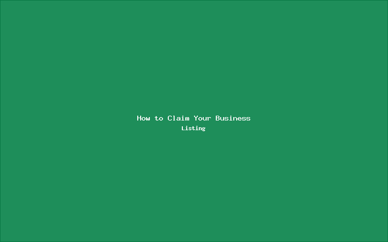 How to Claim Your Business Listing on OpenList247